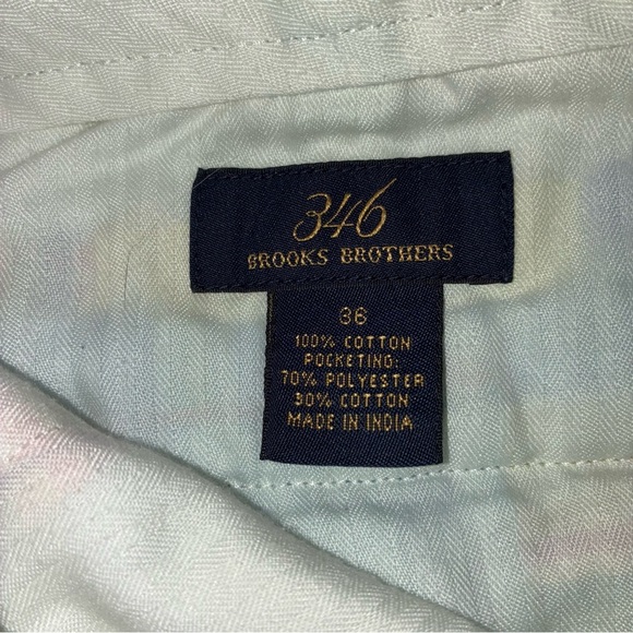 Brooks Brothers Madras Plaid Patchwork Madras Shorts Mens 36 Casual Preppy - Picture 4 of 4